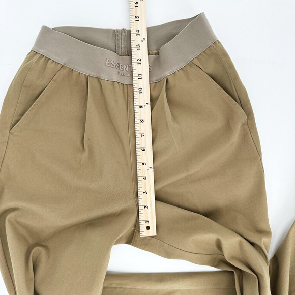Fear Of God Essentials Womens Relaxed Trouser Pants Small Pull-On Straight Leg - Picture 11 of 13